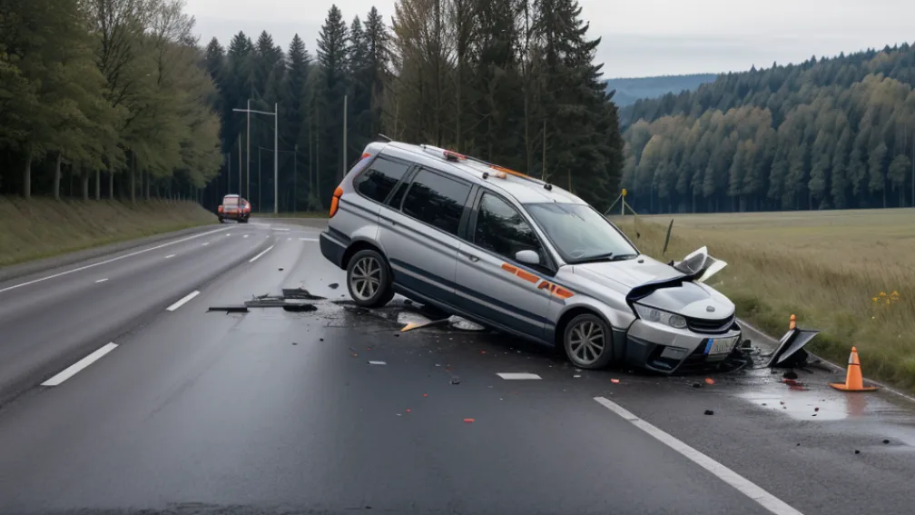 Accident Grav în Germania: Un Motociclist Rănit Serios Lângă Fürth