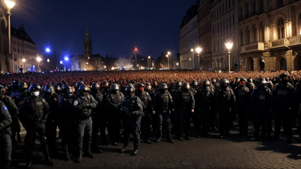 Serbia: Proteste masive la Belgrad au degenerat în ciocniri violente, mai mulți răniți