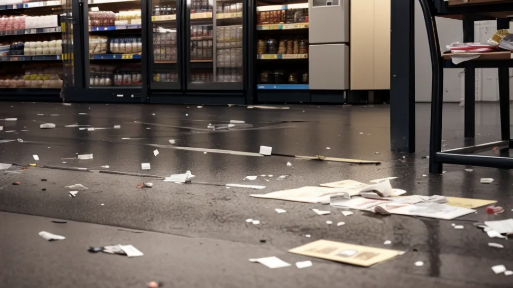 Spargere la un supermarket din Fürth, Germania: Hoții au furat bani dintr-un seif