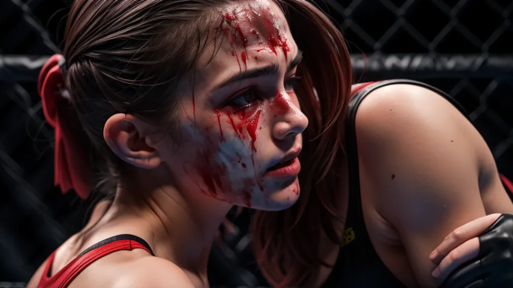 Victorie ULUITOARE în MMA: Luptătorul și-a rupt maxilarul și a pierdut dinți, dar a câștigat meciul la Hamburg