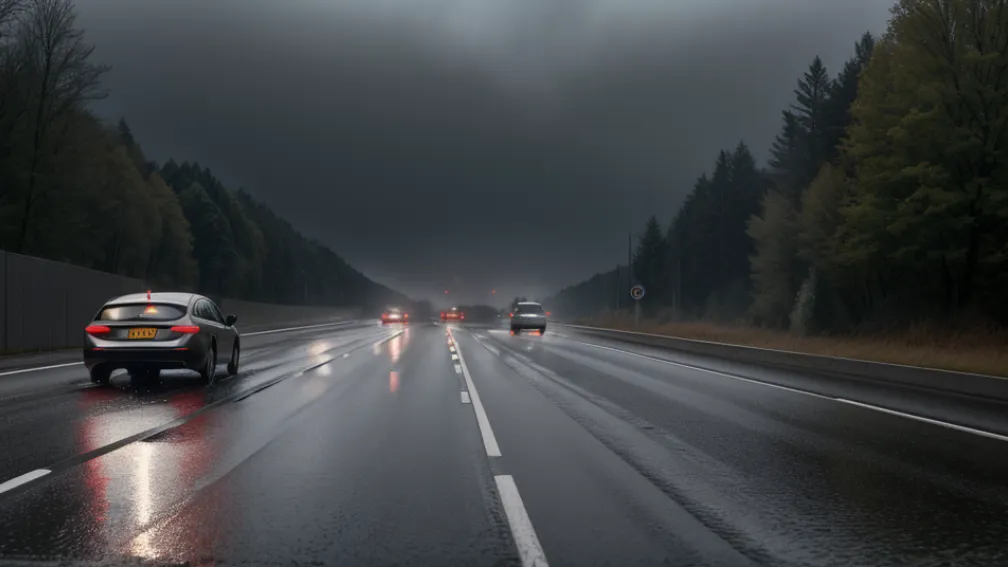 Accidente grave pe A81 din cauza acvaplanării: pagube de peste 80.000 de euro