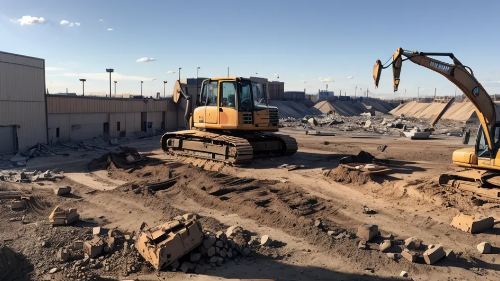 Germania: Vandalii au distrus un excavator într-o carieră de pietriș, pagube de 25.000 euro