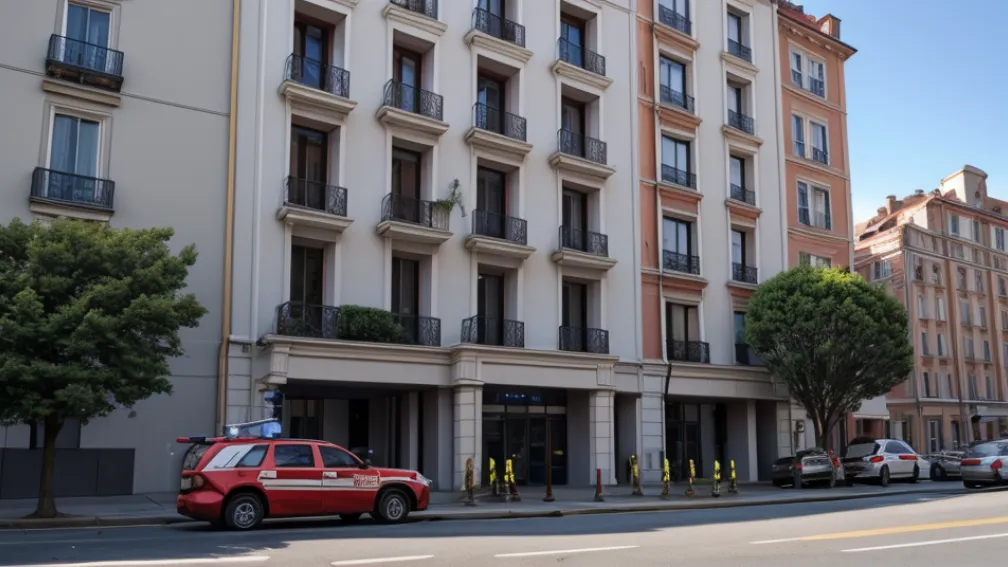 Incident la Wolfsburg: Un locatar în criză psihologică, reținut de poliție după ce s-a baricadat în apartament