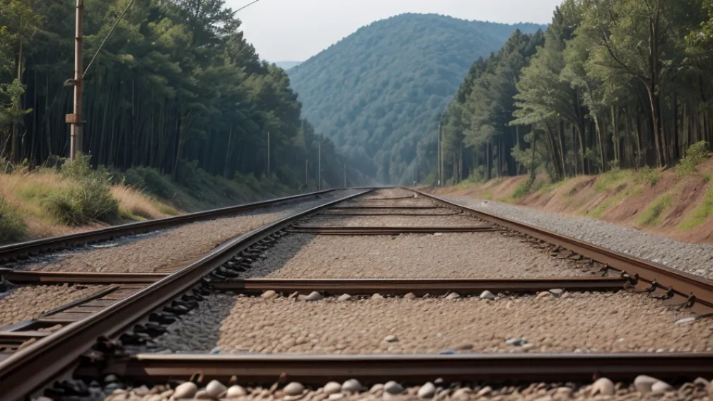 Copii prinși jucându-se cu obiecte pe șinele de tren în Germania: trenul a lovit pietre și o umbrelă