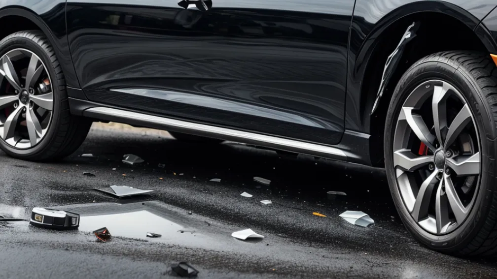 BMW "dezmembrat" de hoți în Germania: Au furat radio, volanul și alte piese