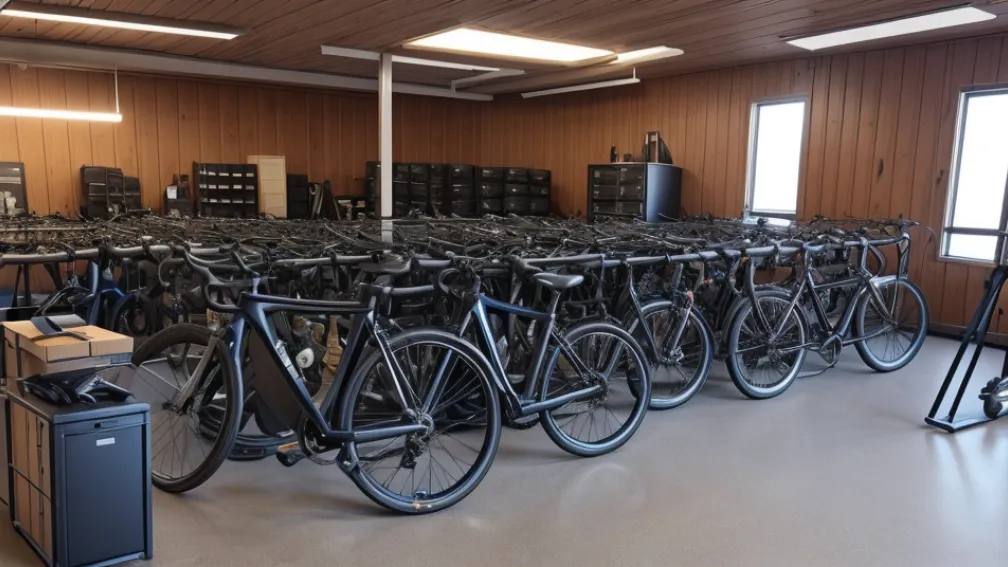 Poliția căuta bilete false și a descoperit un depozit de biciclete și electronice furate în Leipzig, valoare zeci de mii de euro