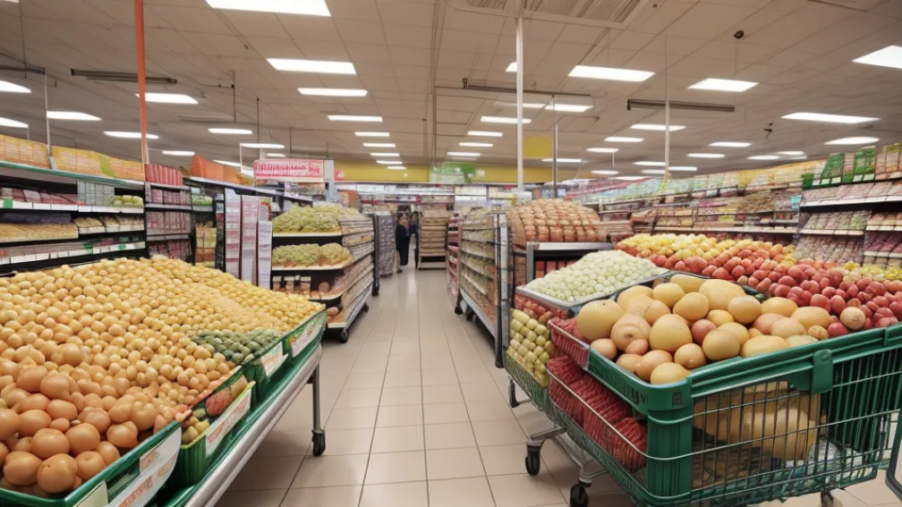 O femeie a încercat să fure din supermarket, ascunzând produse într-un cărucior de copii în Germania