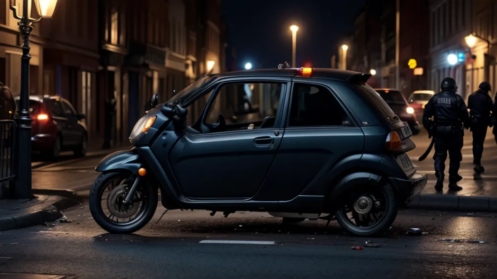 Șoferă beată de 39 de ani a provocat un accident grav în Güstrow, Germania, intrând pe contrasens și lovind un moped