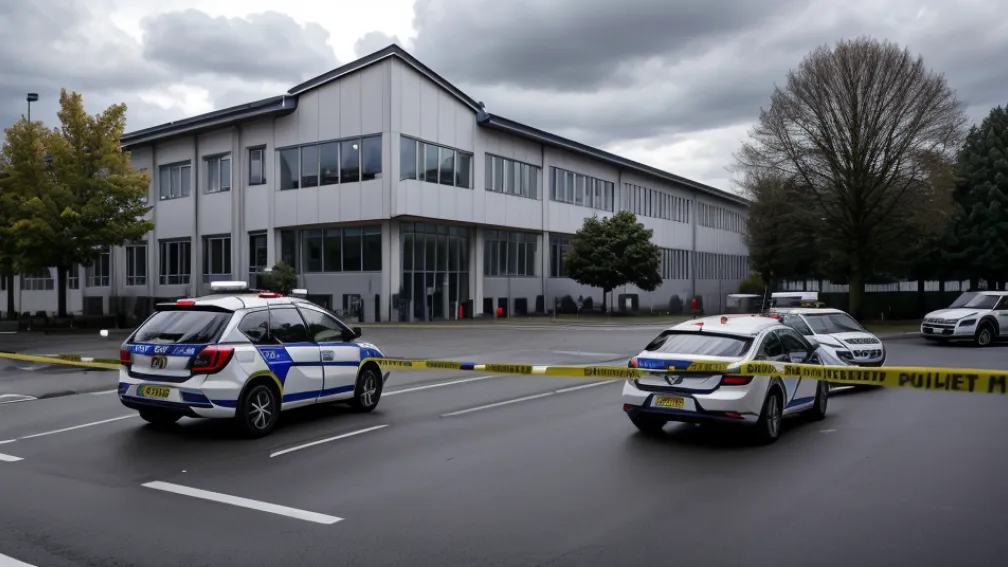 Operațiune amplă a poliției la o școală din Eckernförde, după ce elevii ar fi văzut o persoană cu armă