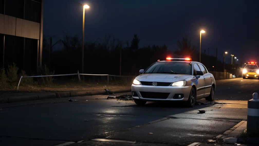 Şofer beat a intrat cu maşina într-un gard în Erfurt: Peste 2 promile de alcool, poliţia a fost alertată de un prieten