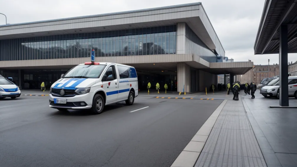 Doi bărbați au opus rezistență și au atacat polițiștii la gara principală din Ulm