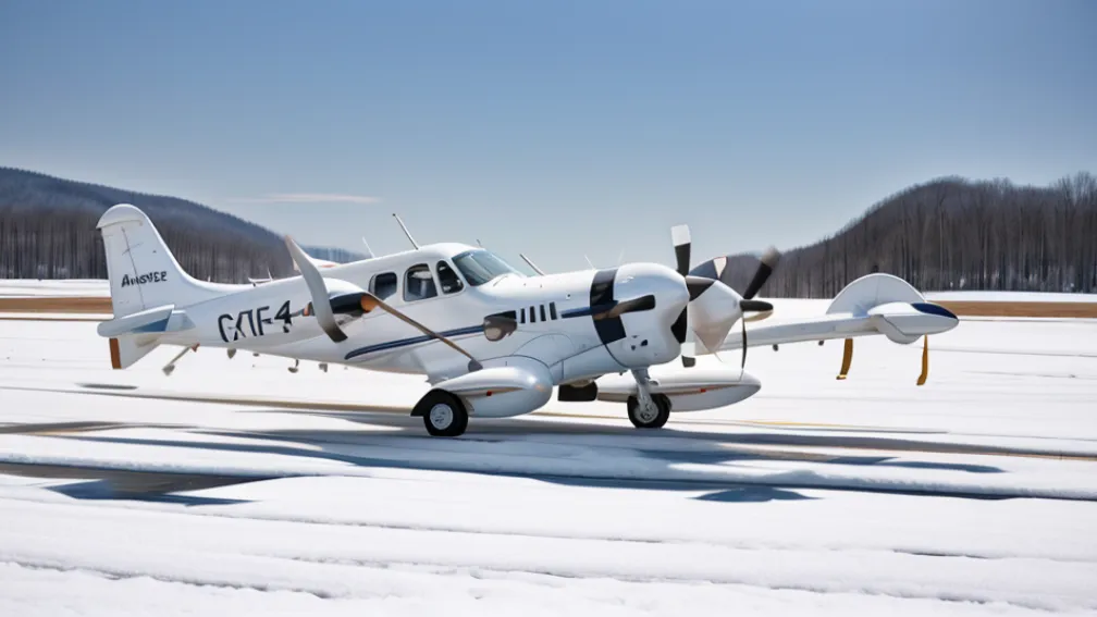 Aterizare de urgență spectaculoasă în SUA: Un avion Cessna a aterizat "pe burtă" după ce trenul de aterizare nu s-a extins