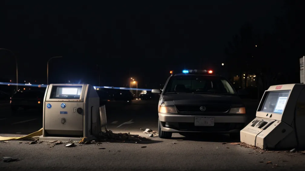 Spargere la un automat de parcare în Germania: Vandalii au produs pagube de mii de euro