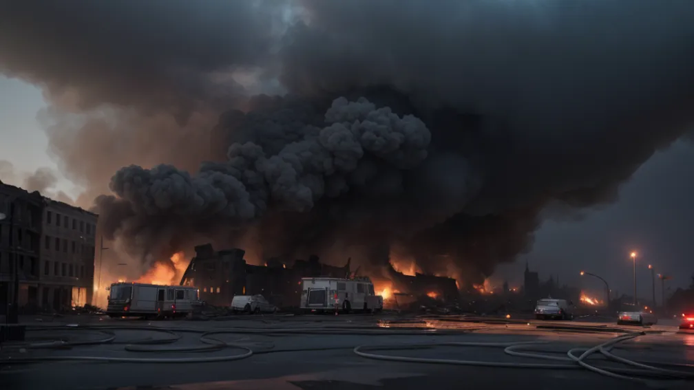 Incendiu de proporții în Villingen-Schwenningen: Pagube de milioane de euro și răniți