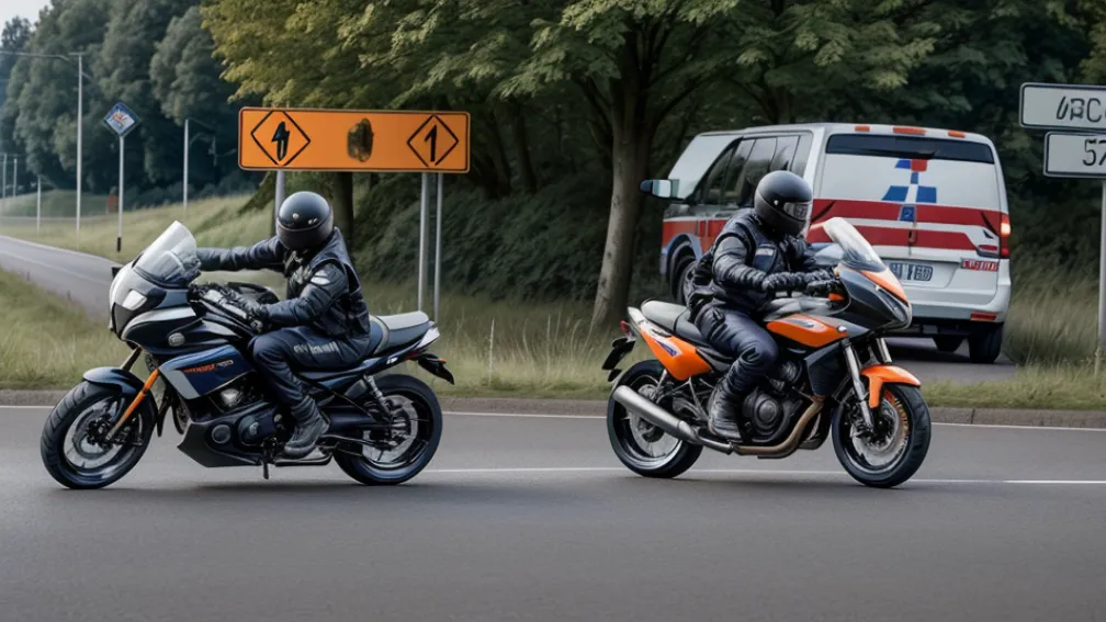Motociclist prins cu 168 km/h într-o zonă cu limită de 50 km/h în Germania: riscă amendă mare și suspendarea permisului