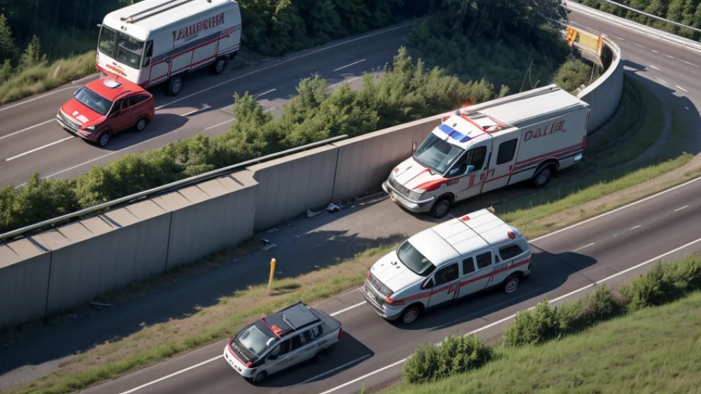 Accident fatal pe autostrada A8 din Germania: Șoferul a murit după ce un pneu a explodat