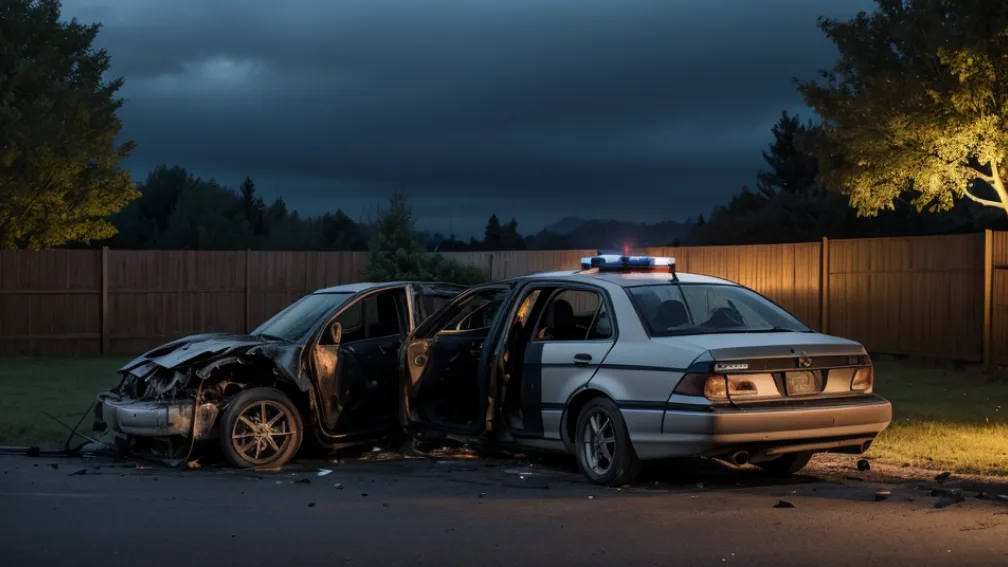 Urmărire ca-n filme în Dortmund: Poliția a prins un hoț de mașini după un accident, alți trei au scăpat