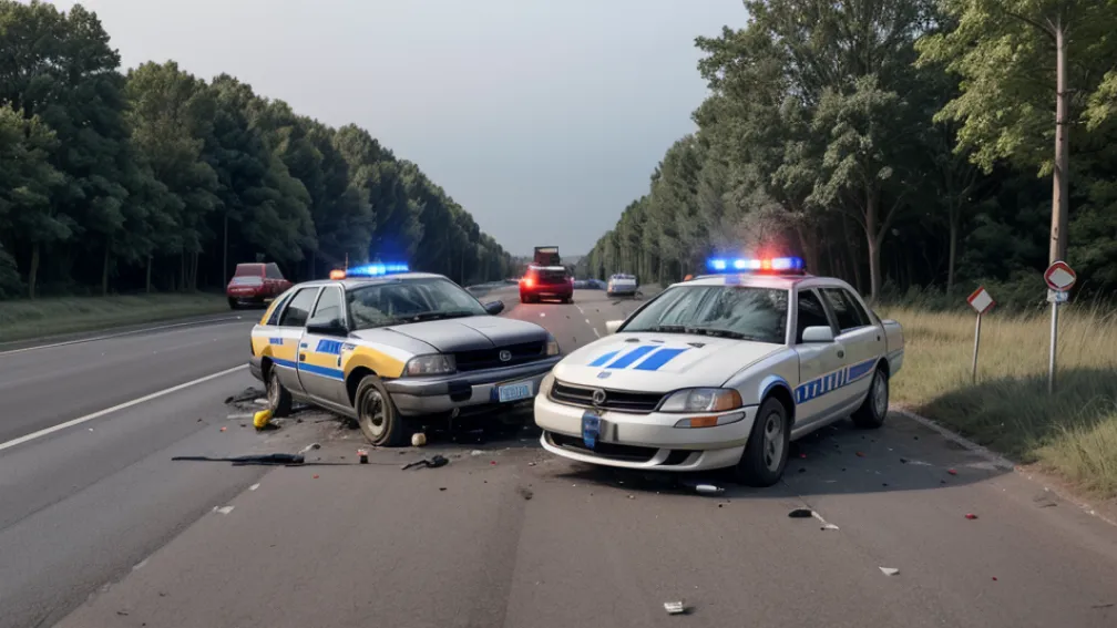 Motociclistă grav rănită într-un accident rutier în Germania, în timpul unei depășiri