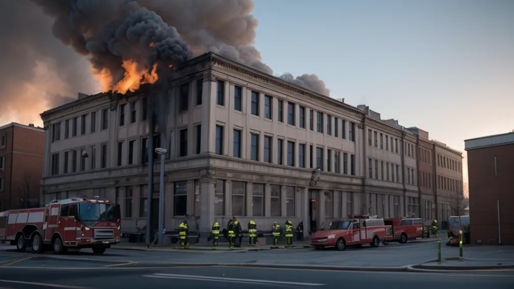 Incendiu la clinica Asklepios din Germania: 51 de pacienți, evacuați
