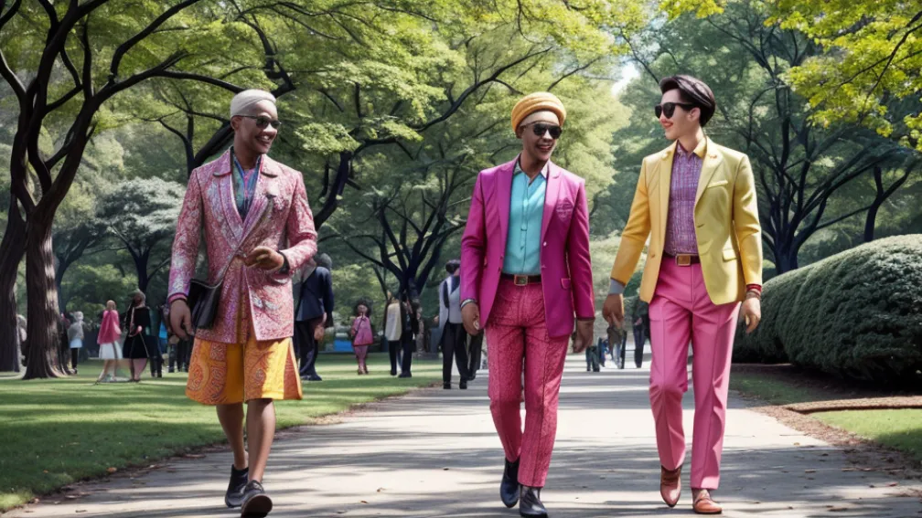 Brad Pitt și Jimmy Fallon, apariție inedită în Central Park: Vedetele uimesc cu ținute asortate