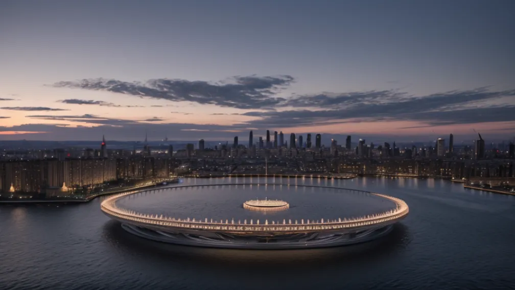 Hamburg planifică o scenă olimpică gigantică pe lacul Binnenalster pentru o potențială candidatură