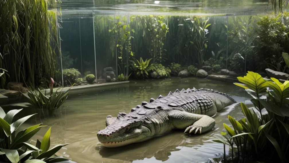 Crocodilul Knöpfchen, confiscat într-o grădină din Germania, ar putea fi salvat de grădini zoologice europene