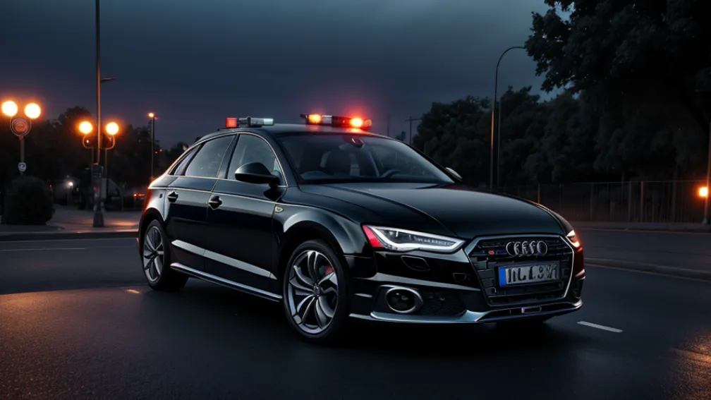 Urmărire ca în filme în Germania: Un șofer de 19 ani a fugit de poliție cu un Audi în Gevelsberg