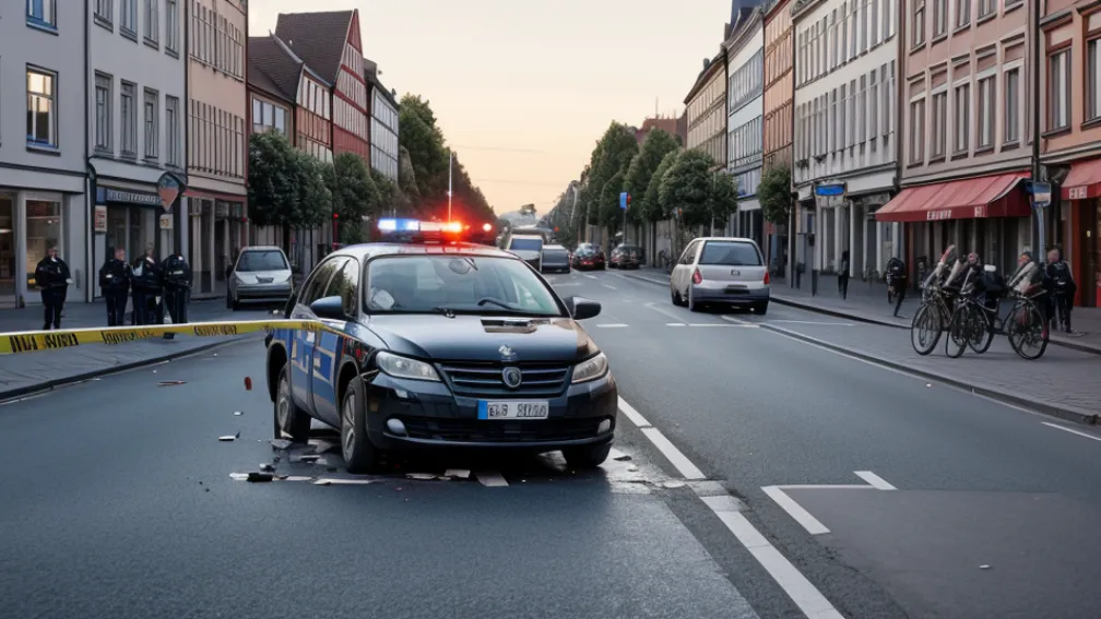 Accident grav în Krefeld: Mașină de poliție a lovit un biciclist de 81 de ani