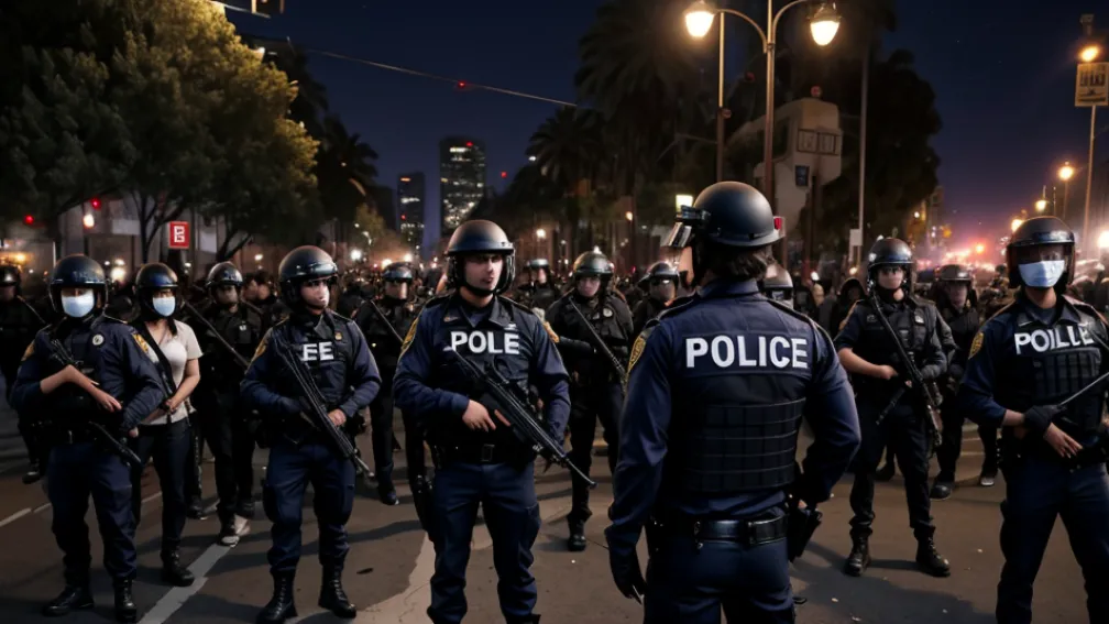 Los Angeles: Confruntări violente între poliție și mii de protestatari, a șasea zi de tulburări împotriva deportărilor