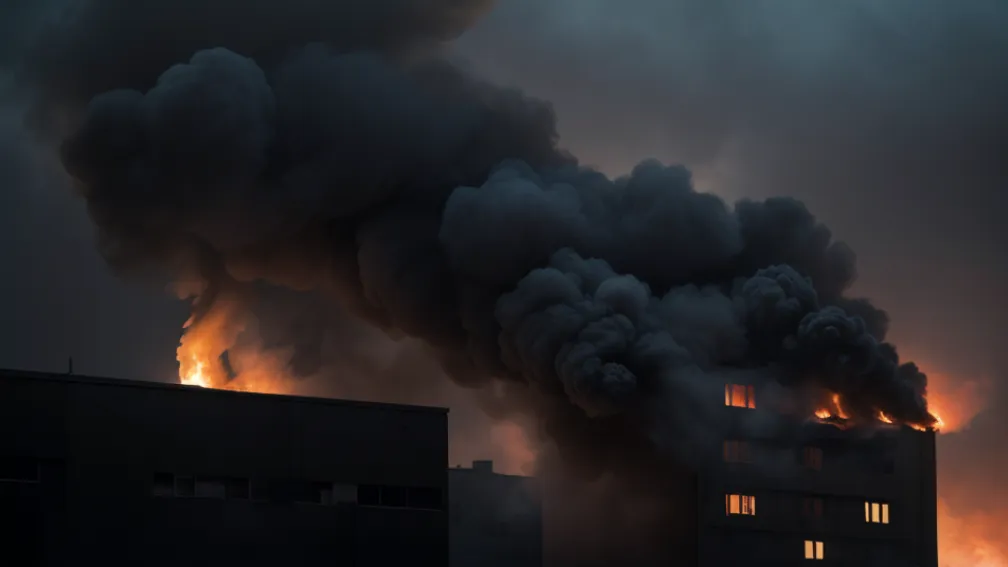 Salvare dramatică: Polițiștii au scos trei câini dintr-un incendiu violent