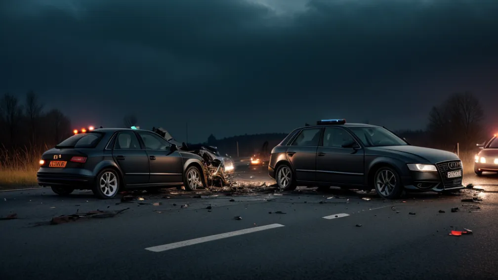 Accident mortal în Germania: Audi a lovit frontal un scuter, o adolescentă de 17 ani a murit