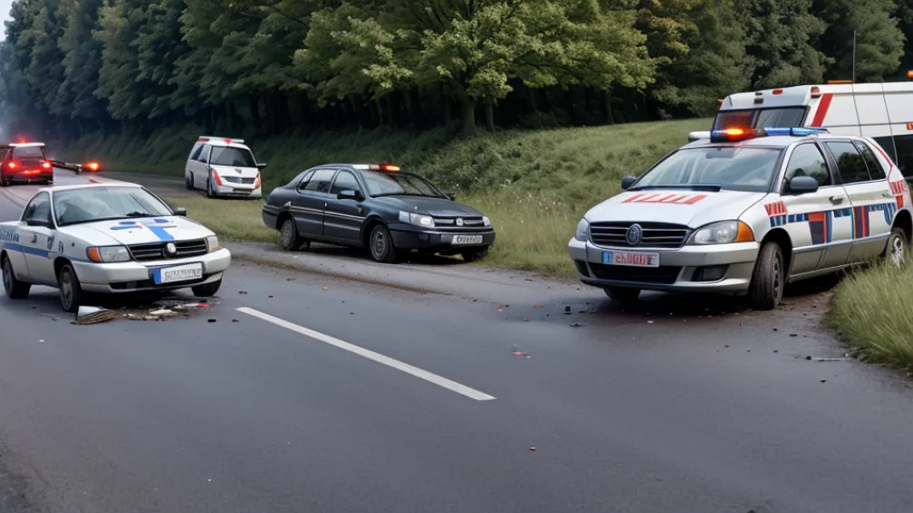Accident grav în Germania: O mașină s-a ciocnit cu un tractor în Lippe, un șofer grav rănit