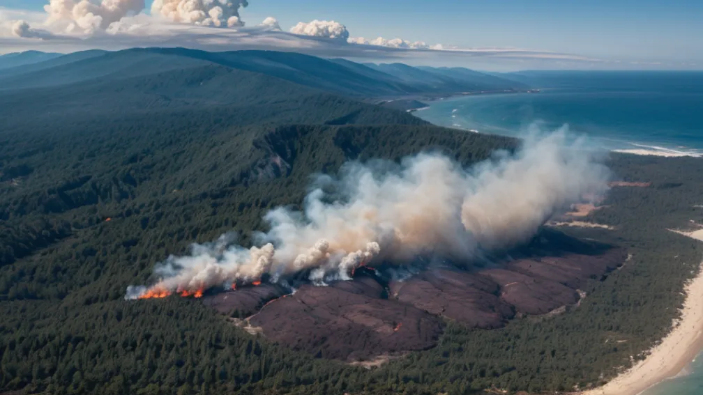 Incendii uriașe în Croația: Flăcările au cuprins zone turistice lângă Split, turiștii sunt evacuați din calea focului