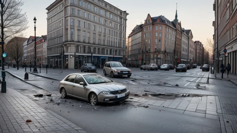 Ciclistă rănită grav într-un accident rutier la o intersecție din Dortmund