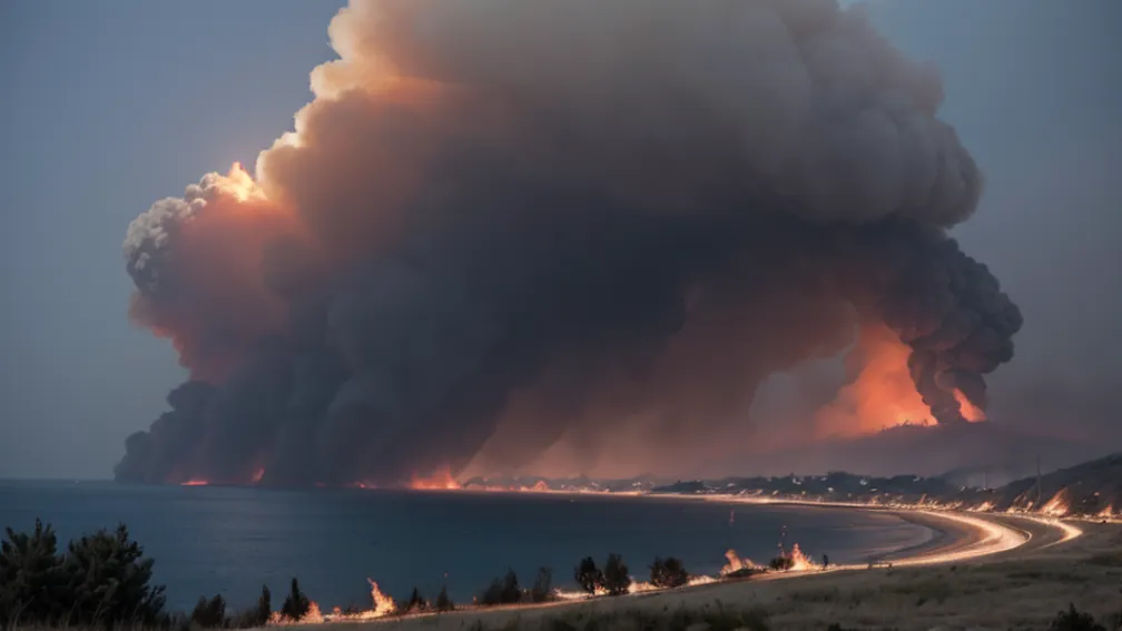 Incendii masive în Croația: Turiștii și localnicii evacuați în apropiere de Split