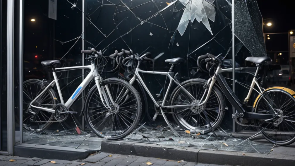 Hoț a spart vitrina unui magazin de biciclete din Bochum și a furat o bicicletă electrică. Poliția cere ajutor