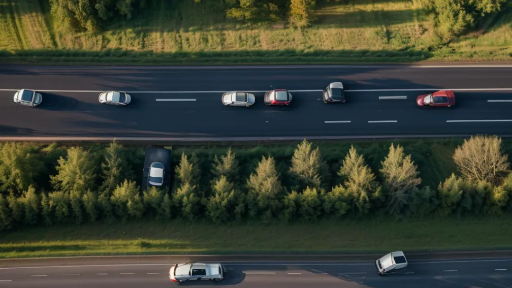 Accident grav în Germania din cauza soarelui orbitor: doi răniți
