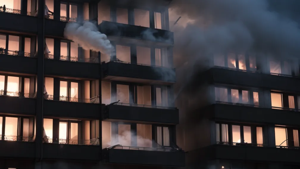 Incendiu grav în Steinfurt (Germania): 17 persoane rănite, unii grav