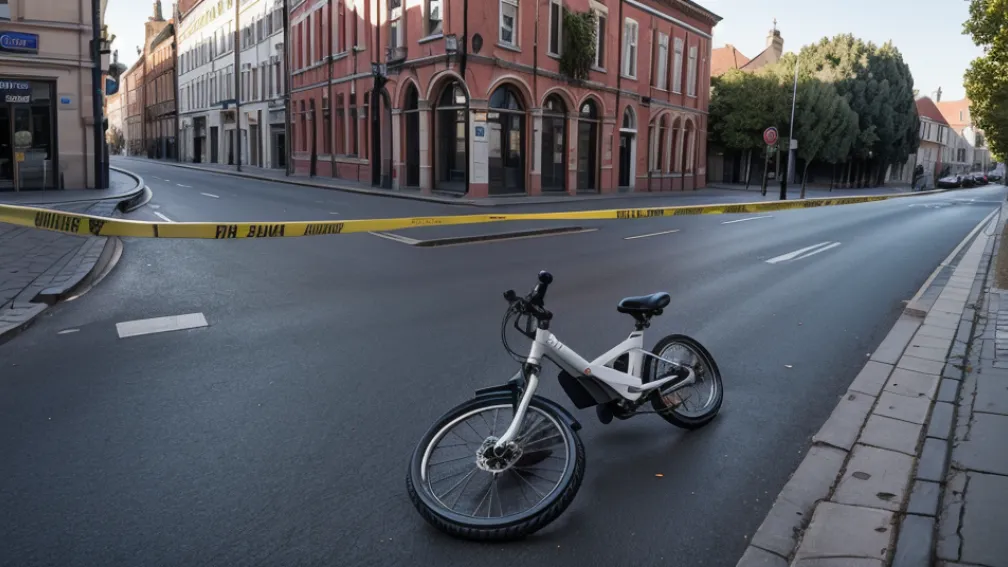 Șofer de Mercedes implicat într-un accident cu un biciclist în Germania a fugit de la locul faptei: Poliția caută un bărbat vârstnic