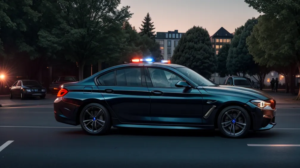 Șofer de BMW (21 de ani) a fugit de poliție cu 140 km/h în Osnabrück, Germania