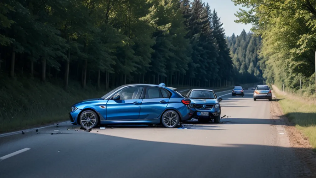 Șofer beat la volan: A provocat un accident grav cu BMW-ul lângă Rostock, Germania