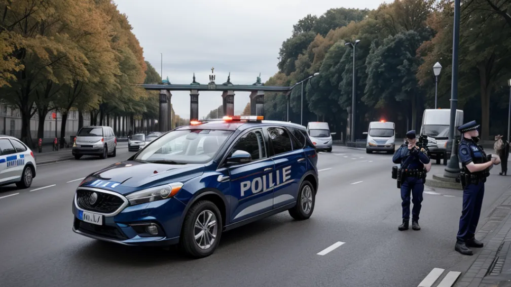 Polițist din Berlin a făcut selfie cu rapperi celebri: Acum are probleme