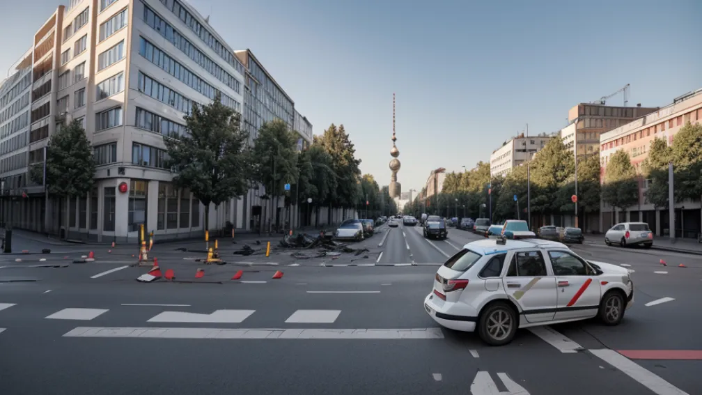 Accident grav în Berlin: Motociclist în stare critică după coliziunea cu o ambulanță
