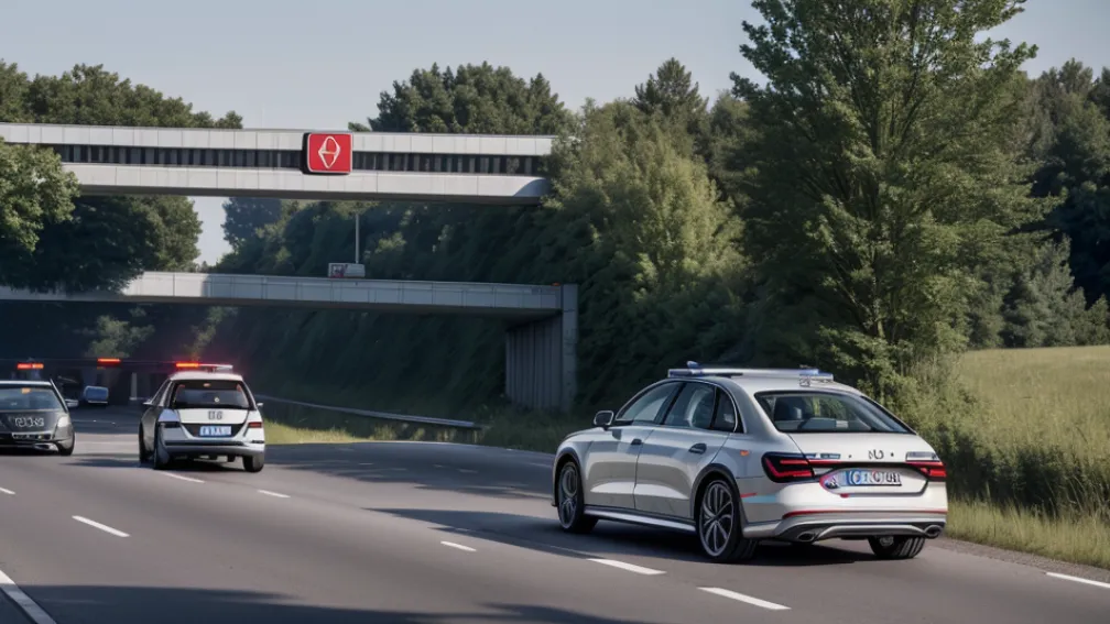 Agresiune în trafic în Germania: Trei bărbați dintr-un Audi au bătut un șofer de Mercedes după un incident pe A5