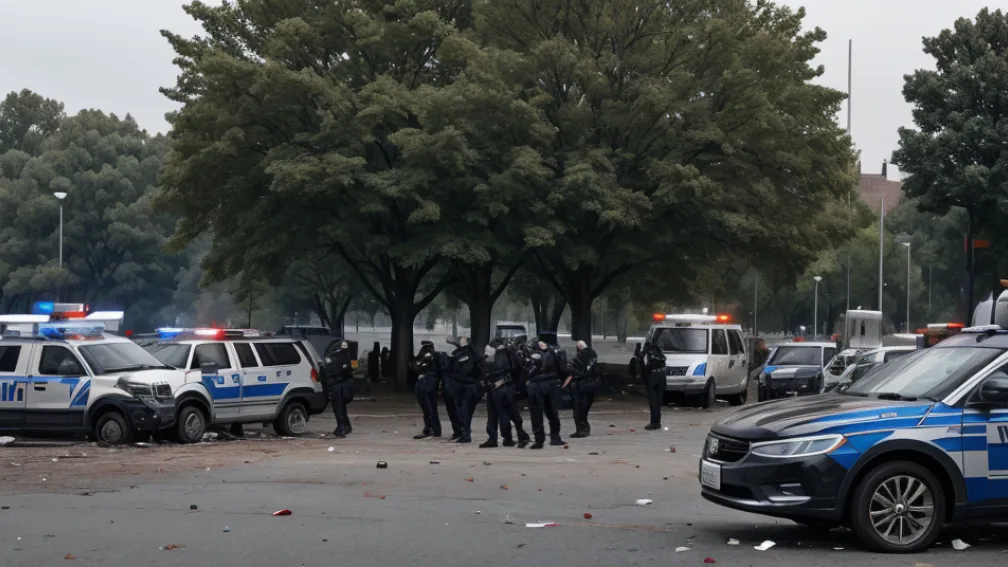 Hamburg: Poliția, confruntată cu o mulțime furioasă după un atac cu cuțitul între tineri