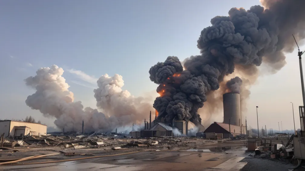 Incendiu uriaș în Germania: Poliția suspectează o incendiere intenționată pe fond antisemit din cauza steagurilor Israel