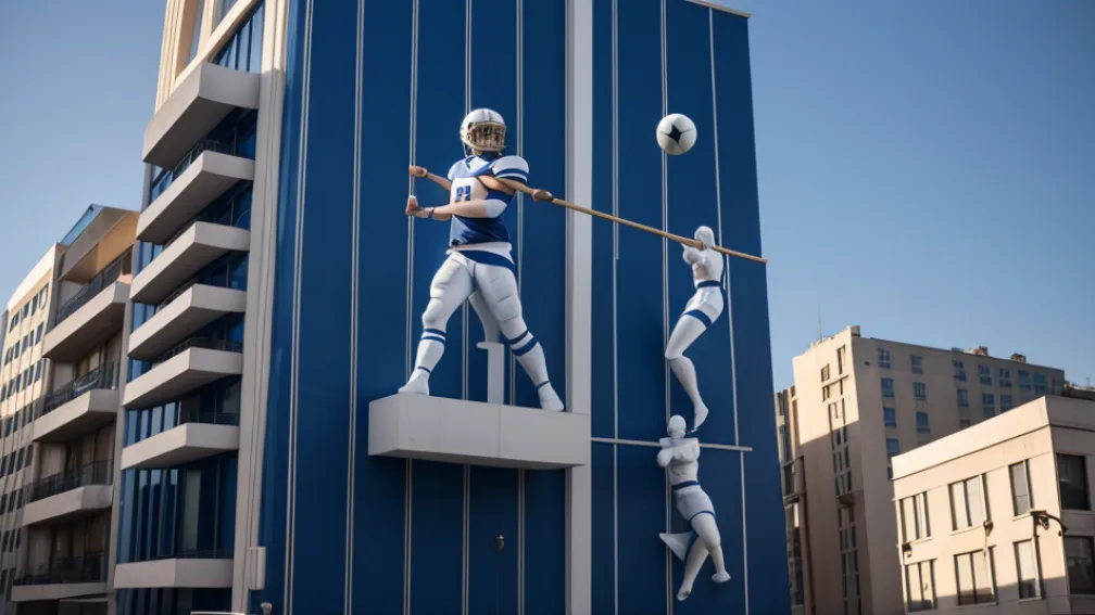 Noul tricou Hertha Berlin, dezvăluit printr-un mural uriaș în Kreuzberg