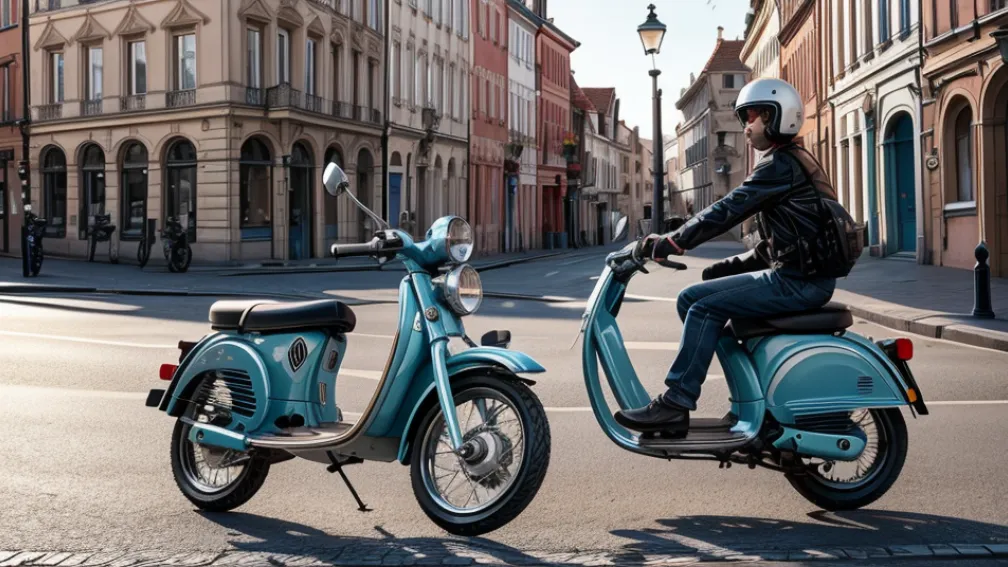 Adolescent din Nordhausen, urmărit de poliție pe un moped modificat