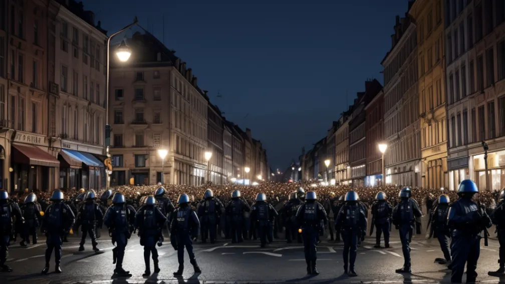 Proteste masive anti-Israel la Berlin, soldate cu ciocniri și 50 de arestări. O mică demonstrație pro-Israel a fost oprită de poliție