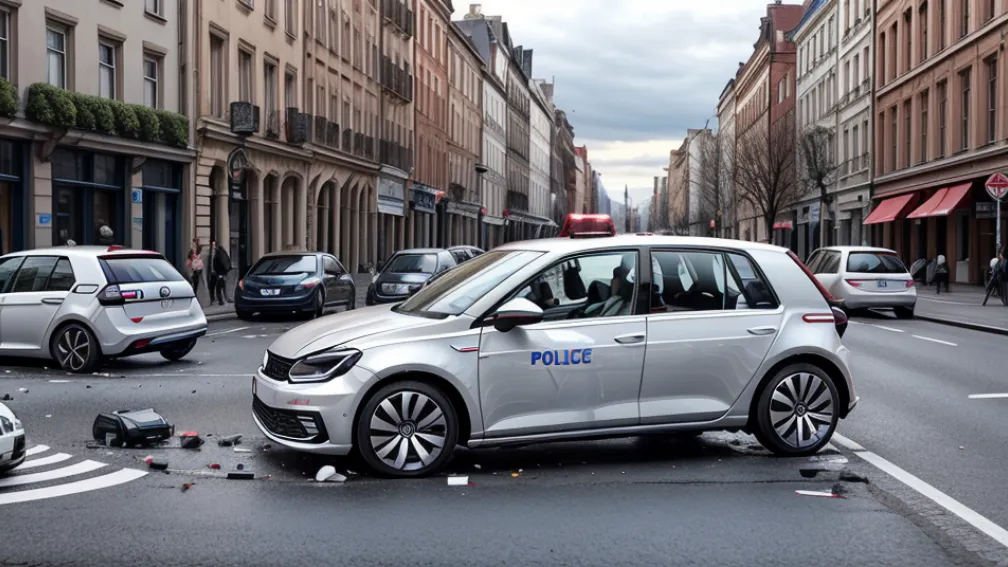 Remorcă desprinsă de pe un SUV a provocat un accident în lanț la Berlin: Patru mașini implicate și răniți